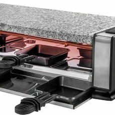 Unold Delice Basic Επιτραπέζια Ηλεκτρική Ψησταριά Raclette Λείας Πλάκας 1200W με Ρυθμιζόμενο Θερμοστάτη 38x19.5εκ.