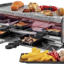 Unold Delice Basic Επιτραπέζια Ηλεκτρική Ψησταριά Raclette Λείας Πλάκας 1200W με Ρυθμιζόμενο Θερμοστάτη 38x19.5εκ.