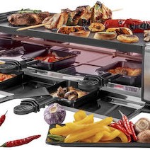 Unold Delice Basic Επιτραπέζια Ηλεκτρική Ψησταριά Raclette Λείας Πλάκας 1200W με Ρυθμιζόμενο Θερμοστάτη 38x19.5εκ.