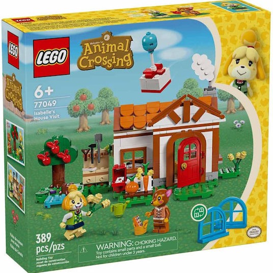 Lego Animal Crossing Animal Crossing Isabelle's House Visit για 6+ Ετών 389τμχ