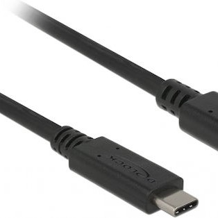 DeLock USB 3.1 Cable USB-C male - USB-C female 60W Μαύρο 1.5m (85534)