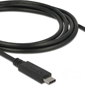 DeLock USB 3.1 Cable USB-C male - USB-C female 60W Μαύρο 1.5m (85534)