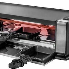 Unold Επιτραπέζια Ηλεκτρική Ψησταριά Raclette Λείας Πλάκας 1200W με Ρυθμιζόμενο Θερμοστάτη 38x19.5εκ.