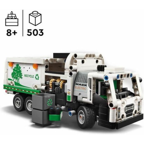 Lego Technic Mack® Lr Electric Garbage Truck για 8+ Ετών