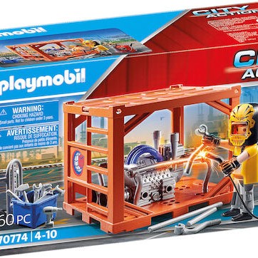 Playmobil City Action Κατασκευαστής Container για 4-10 ετών