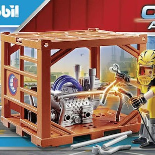 Playmobil City Action Κατασκευαστής Container για 4-10 ετών