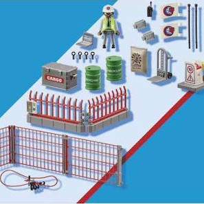 Playmobil City Action Σταθμός Cargo για 4-10 ετών