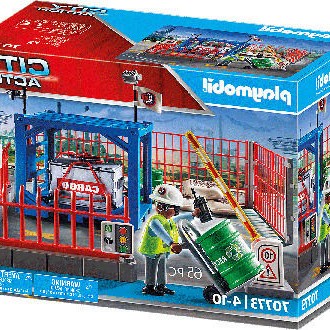 Playmobil City Action Σταθμός Cargo για 4-10 ετών