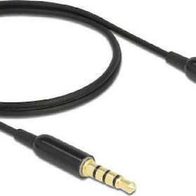 DeLock Cable 3.5mm male - 3.5mm male Μαύρο 0.5m (66075)
