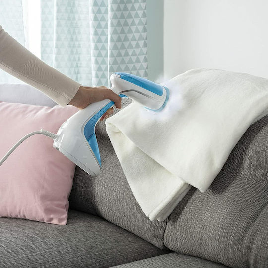 Tefal Pure Tex Ατμοκαθαριστής Ρούχων Χειρός 1700W με Δοχείο 200ml Μπλε