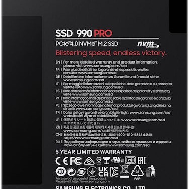 Samsung 990 Pro SSD 4TB M.2 NVMe PCI Express 4.0