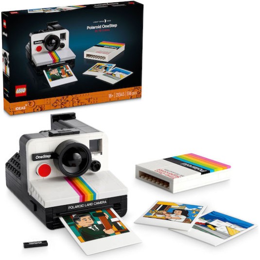 Lego Ideas Polaroid OneStep SX-70 Camera για 18+ Ετών 516τμχ