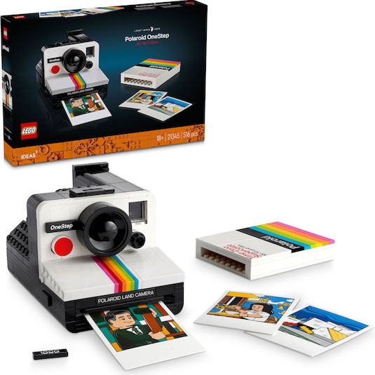 Lego Ideas Polaroid OneStep SX-70 Camera για 18+ Ετών 516τμχ
