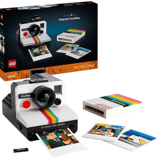 Lego Ideas Polaroid OneStep SX-70 Camera για 18+ Ετών 516τμχ