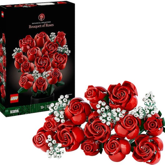 Lego Botanical Collection Bouquet Of Roses για 18+ Ετών 822τμχ