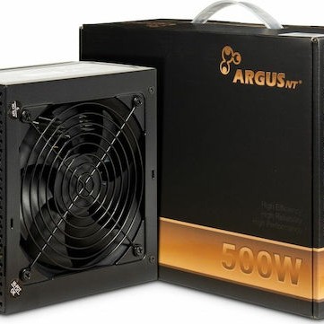 Inter-Tech ArgusNT BPS 500W Μαύρο Τροφοδοτικό Υπολογιστή Full Wired 80 Plus Bronze