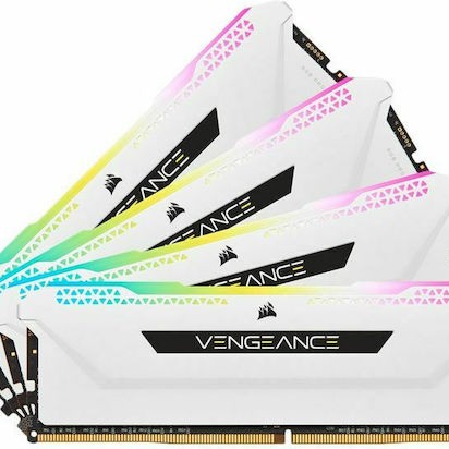 Corsair Vengeance RGB Pro SL DDR4 64GB RAM με 4x16GB Modules και Ταχύτητα 3200 για Desktop