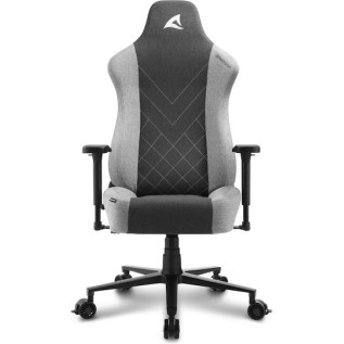 Sharkoon SKILLER SGS30 Fabric Καρέκλα Gaming Δερματίνης με Ρυθμιζόμενα Μπράτσα Black/Grey
