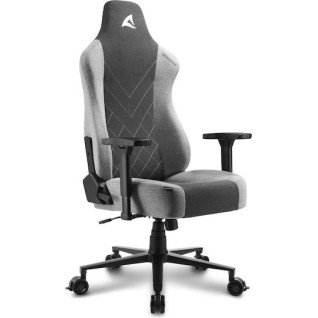 Sharkoon SKILLER SGS30 Fabric Καρέκλα Gaming Δερματίνης με Ρυθμιζόμενα Μπράτσα Black/Grey