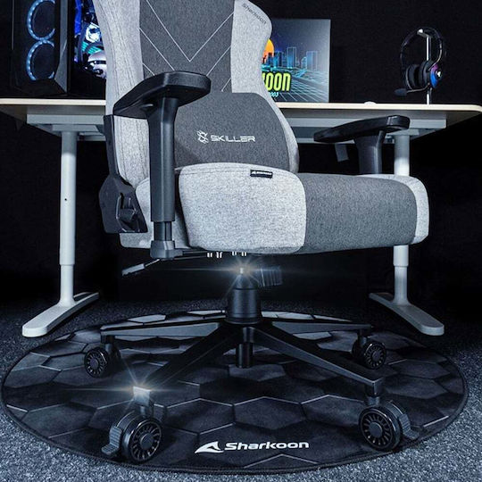 Sharkoon SKILLER SGS30 Fabric Καρέκλα Gaming Δερματίνης με Ρυθμιζόμενα Μπράτσα Black/Grey