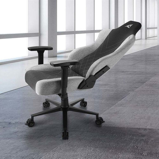 Sharkoon SKILLER SGS30 Fabric Καρέκλα Gaming Δερματίνης με Ρυθμιζόμενα Μπράτσα Black/Grey