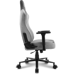 Sharkoon SKILLER SGS30 Fabric Καρέκλα Gaming Δερματίνης με Ρυθμιζόμενα Μπράτσα Black/Grey