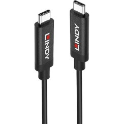 Lindy USB 3.2 Cable USB-C male - USB-C Μαύρο 5m (43308)