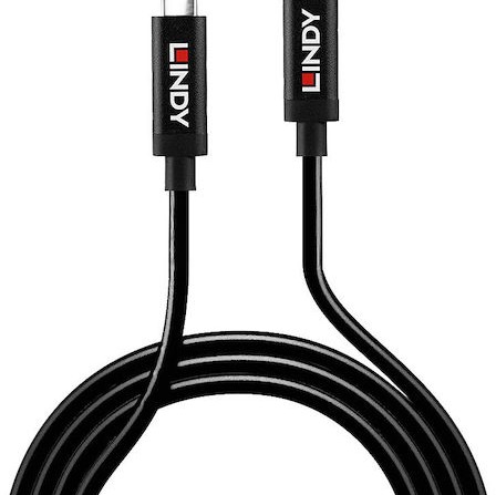 Lindy USB 3.2 Cable USB-C male - USB-C Μαύρο 5m (43308)
