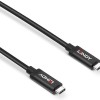 Lindy USB 3.2 Cable USB-C male - USB-C Μαύρο 5m (43308)