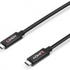 Lindy USB 3.2 Cable USB-C male - USB-C Μαύρο 5m (43308)