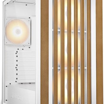 Sharkoon Rebel C70G RGB Gaming Midi Tower Κουτί Υπολογιστή Λευκό