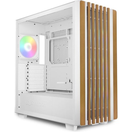 Sharkoon Rebel C70G RGB Gaming Midi Tower Κουτί Υπολογιστή Λευκό