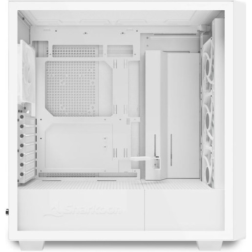 Sharkoon Rebel C70G RGB Gaming Midi Tower Κουτί Υπολογιστή Λευκό