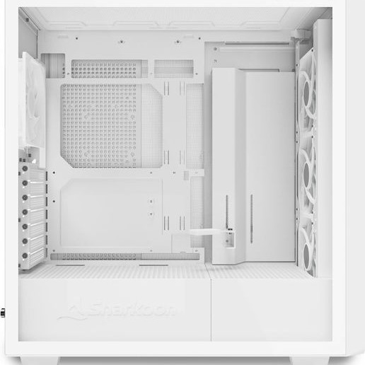 Sharkoon Rebel C70G RGB Gaming Midi Tower Κουτί Υπολογιστή Λευκό