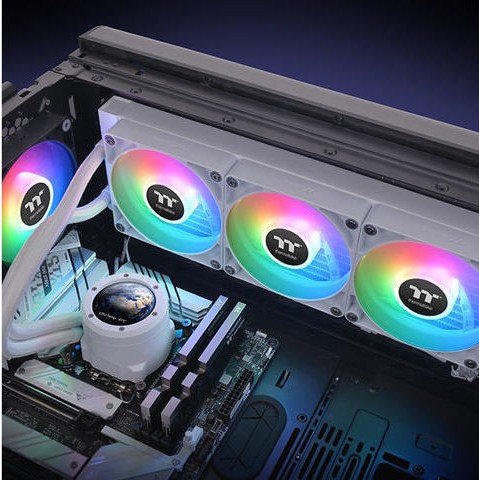 Thermaltake TH360 V2 Ultra (v2) Υδρόψυξη Επεξεργαστή Τριπλού Ανεμιστήρα 120mm για Socket AM4/AM5/1700/1200/115x με ARGB Φωτισμό Λευκή