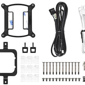 Thermaltake TH420 V2 Ultra Υδρόψυξη Επεξεργαστή Τριπλού Ανεμιστήρα 140mm για Socket AM4/AM5/1700/1200/115x με ARGB Φωτισμό Λευκή