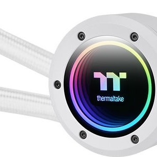 Thermaltake TH280 V2 ARGB (v2) Υδρόψυξη Επεξεργαστή Διπλού Ανεμιστήρα 140mm για Socket AM4/AM5/1700/1200/115x Λευκή