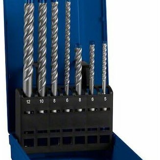 Bosch SDS plus-7X Σετ 7 Τρυπάνια με SDS Plus Στέλεχος για Δομικά Υλικά