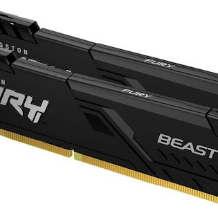 Kingston Fury Beast DDR4 16GB RAM με 2x8GB Modules και Ταχύτητα 3600 για Desktop