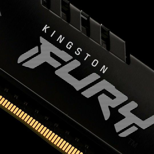 Kingston Fury Beast DDR4 16GB RAM με 2x8GB Modules και Ταχύτητα 3600 για Desktop