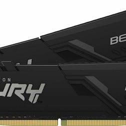 Kingston Fury Beast DDR4 32GB RAM με 2x16GB Modules και Ταχύτητα 3200 για Desktop