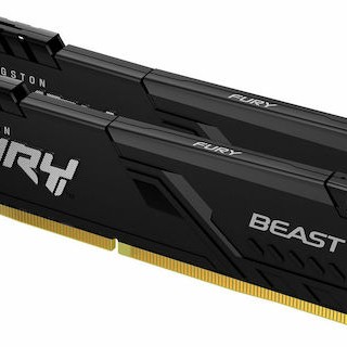 Kingston FURY Beast DDR4 64GB RAM με 2x32GB Modules και Ταχύτητα 3200 για Desktop