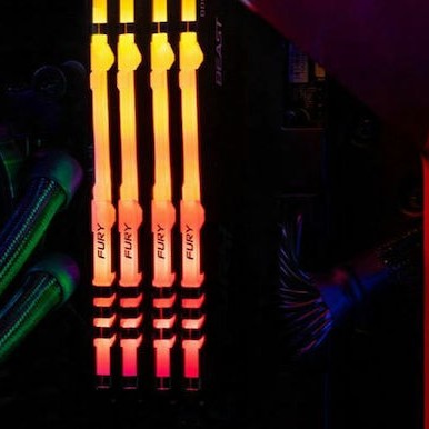 Kingston FURY Beast DDR4 64GB RAM με 2x32GB Modules και Ταχύτητα 3200 για Desktop