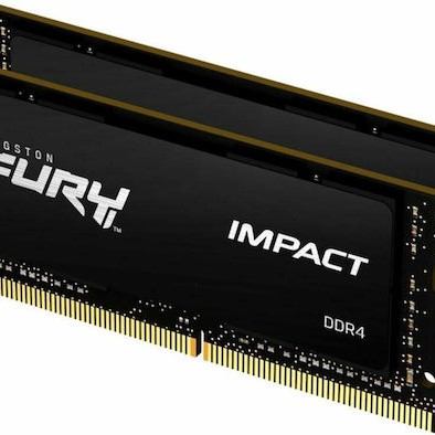 Kingston Fury Impact DDR4 64GB RAM με 2x32GB Modules και Ταχύτητα 3200 για Laptop
