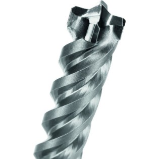 Bosch Τετράκοπο Διαμαντοτρύπανο με SDS Max Στέλεχος για Δομικά Υλικά 24x320mm