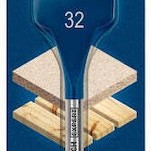 Bosch Τρυπάνι Φτερού με Εξάγωνο Στέλεχος για Ξύλο 32x152mm