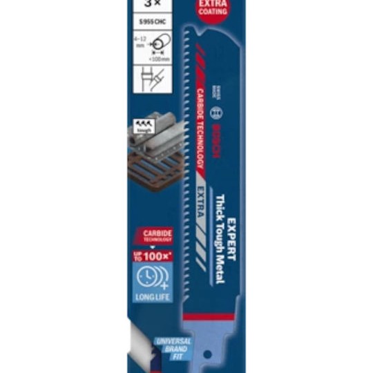 Bosch 2608900366 Πριονοκορδέλες για Μέταλλο 150mm 3τμχ