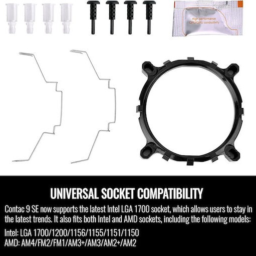 Thermaltake Contac 9 SE Ψύκτρα Επεξεργαστή για Socket 1700