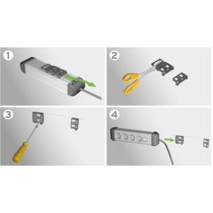 Brennenstuhl Πολύπριζο Ασφαλείας 12 Θέσεων με Διακόπτη και Καλώδιο 3m