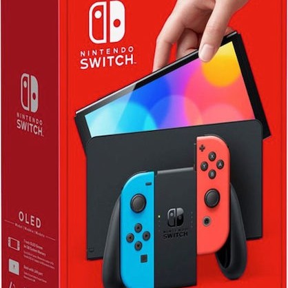 Nintendo Switch OLED 64GB Neon Blue & Red